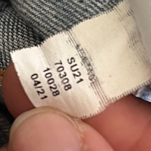 LOFT Women's High Waist Kick Crop Jeans Light Blue Size 4 Zip Fly Casual - Picture 6 of 6